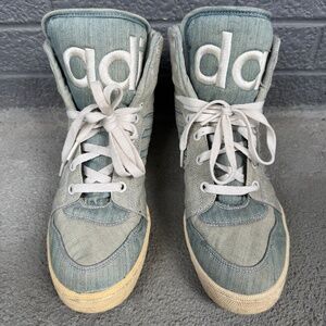 Adidas x Jeremy Scott Women’s Denim High Tops
